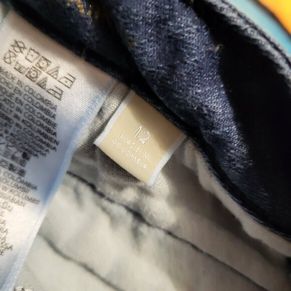 MICHAEL KORS JEANS WITH ZIPPER POCKETS SZ 12 - Picture 6 of 7